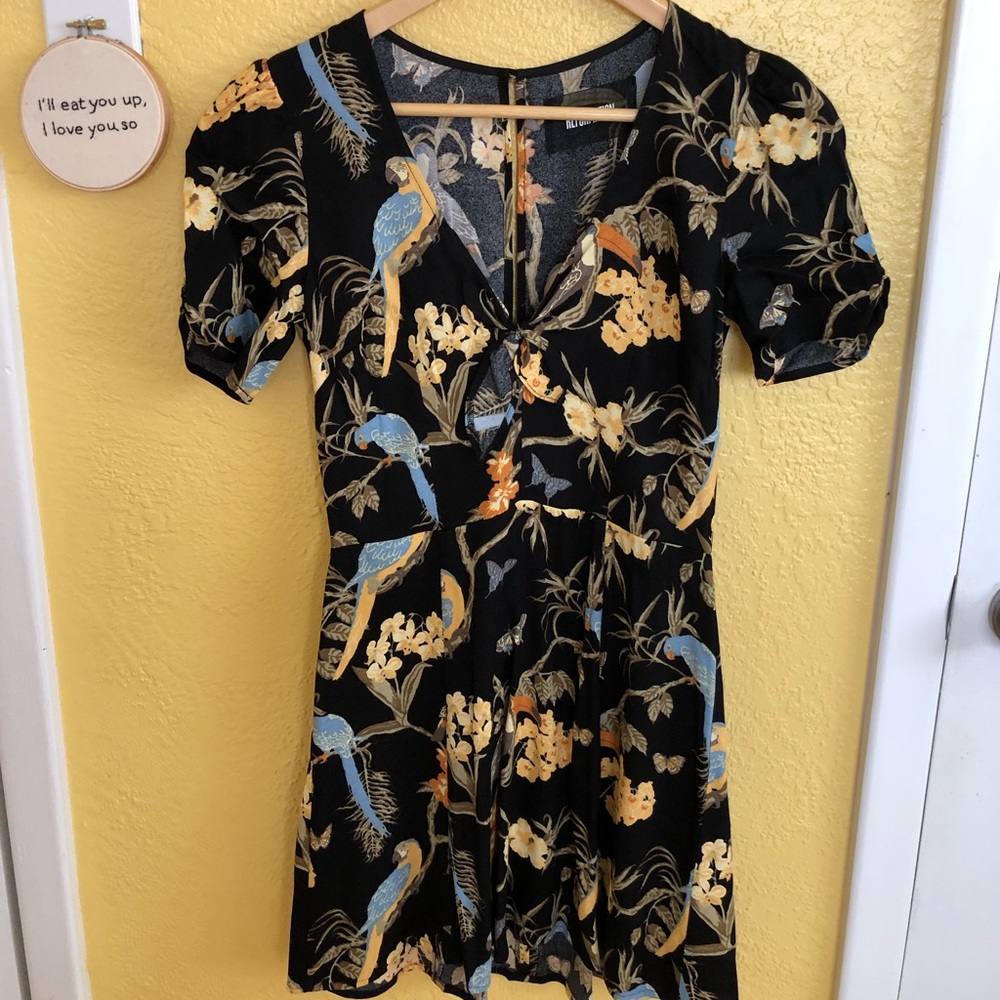 Reformation Tropical Mini Dress